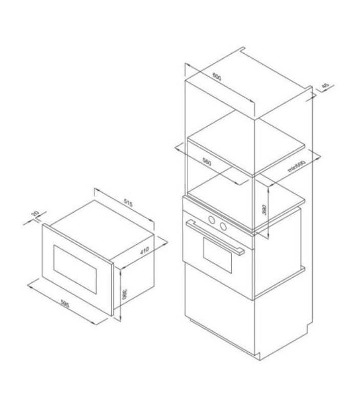 Lò vi sóng Malloca MW-927I 3 Thiết kế của Lò vi sóng Malloca MW-927I