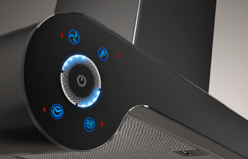 Bảng điều khiển máy hút mùi Malloca CIRCLE F-188