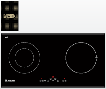 Bếp từ kết hợp hồng ngoại Malloca MH-02IR LB Bếp từ kết hợp hồng ngoại Malloca MH-02IR LB