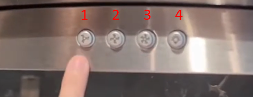 Bảng điều khiển máy hút mùi Malloca MC 750E