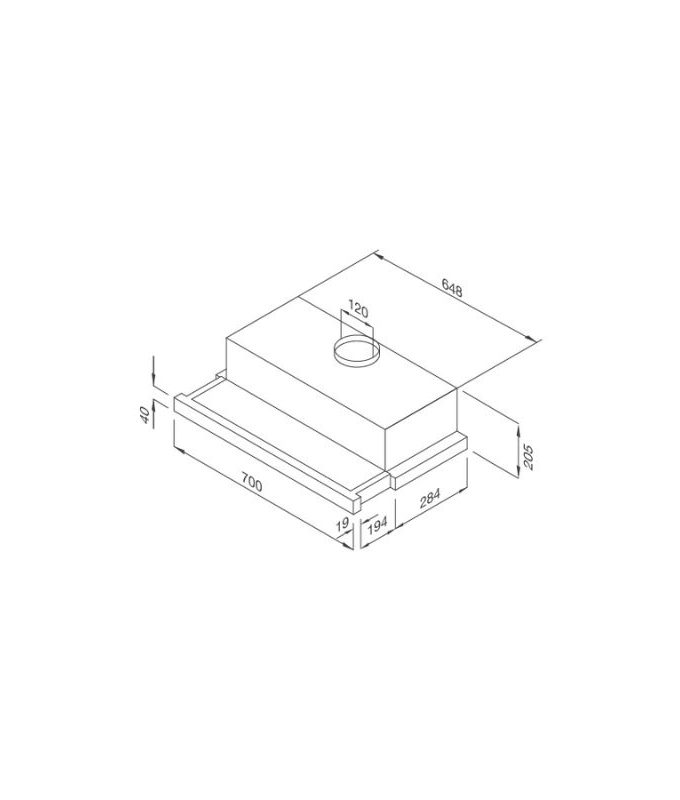 Thiết kế của Máy hút mùi Malloca MH 70BTC