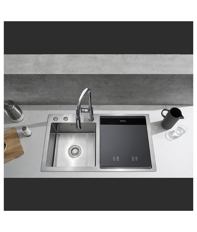 Máy rửa bát âm tủ Malloca WQP6-890F4 3 Máy rửa bát tích hợp Malloca WQP6-890F4