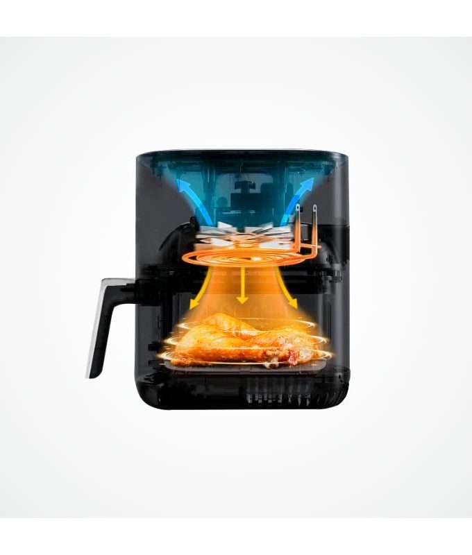 Nồi chiên không dầu thủy tinh Malloca MAF-25B