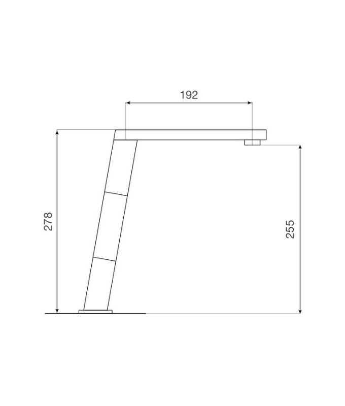Kích thước vòi rửa bát Malloca K131CR