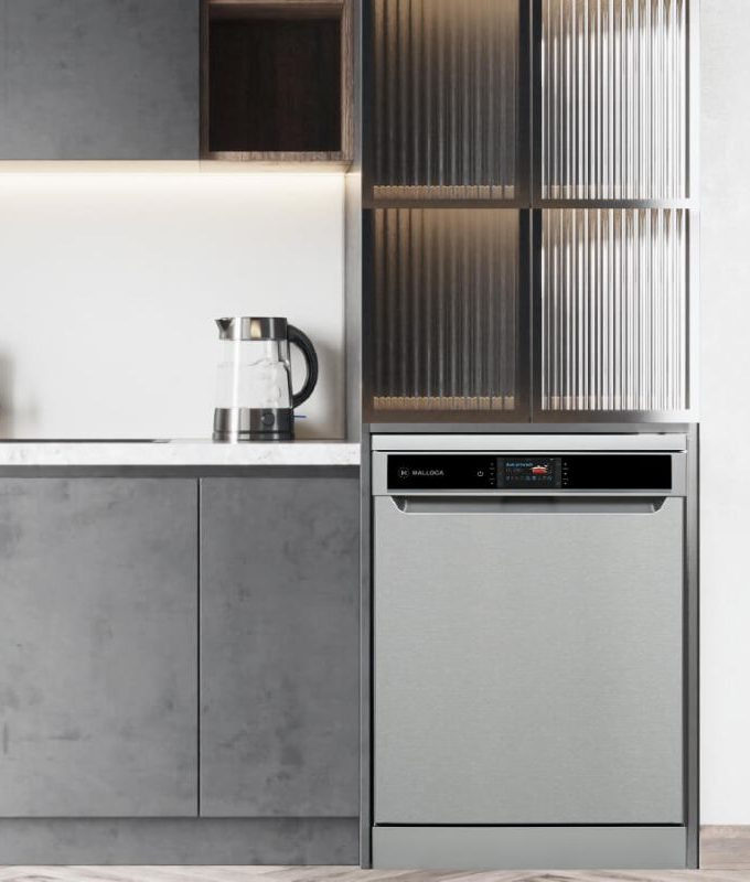 Không gian lắp đặt máy rửa bát Malloca MDW14-S10TFT