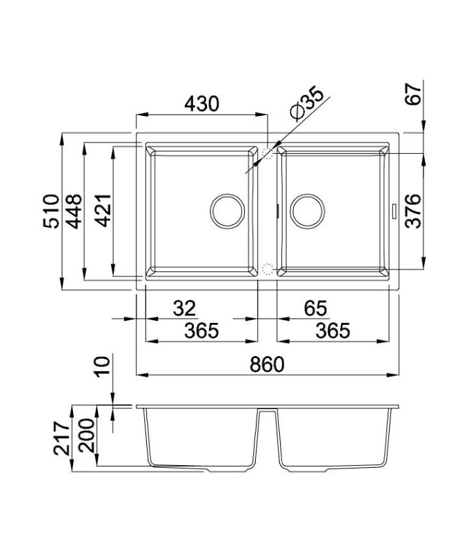 Chậu rửa bát Malloca NERO K-45040 3 chau rua bat malloca nero k 45040 1