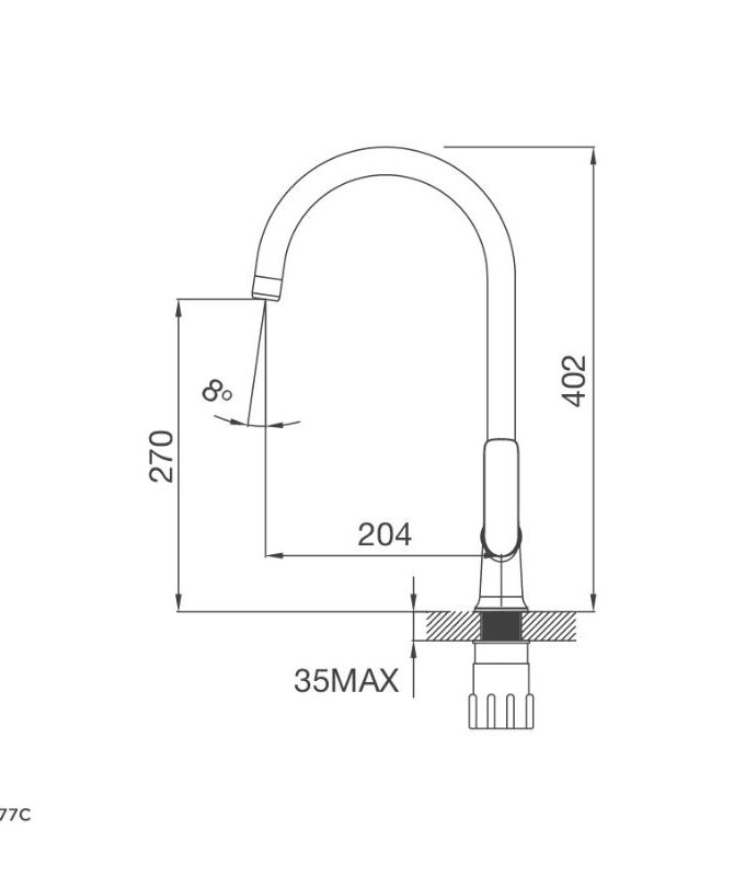 voi rua bat malloca k77c 2 1