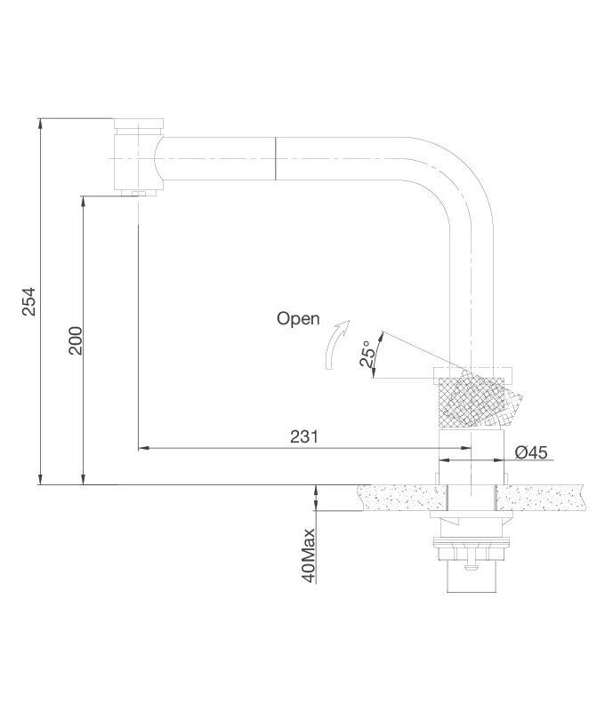 hinh anh voi rua chen luxsteel k068 po 2