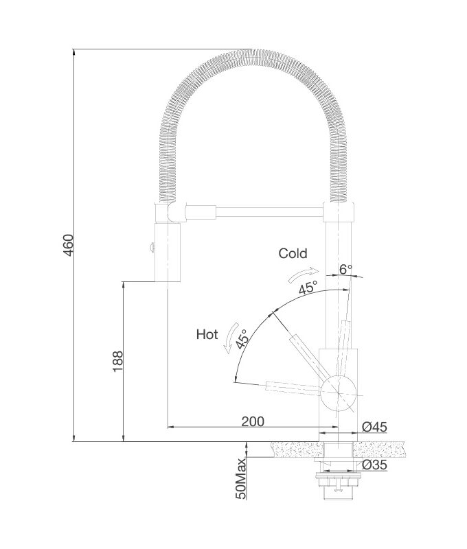hinh anh voi rua chen luxsteel k088 cs 2