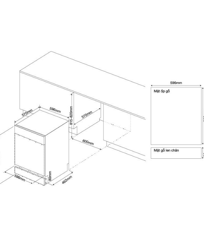 Máy rửa chén Malloca MDW157SI 3 thong so may rua chen malloca mdw157si